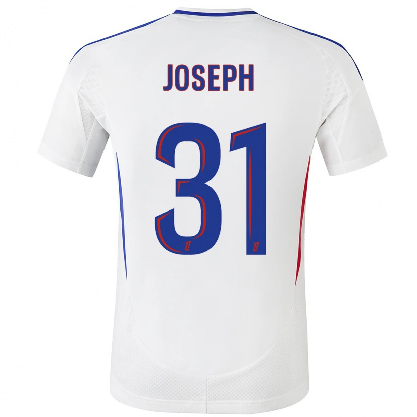 Danxen Dames Liana Joseph #31 Wit Blauw Thuisshirt Thuistenue 2024/25 T-Shirt