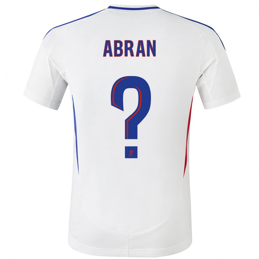 Danxen Dames Evan Abran #0 Wit Blauw Thuisshirt Thuistenue 2024/25 T-Shirt