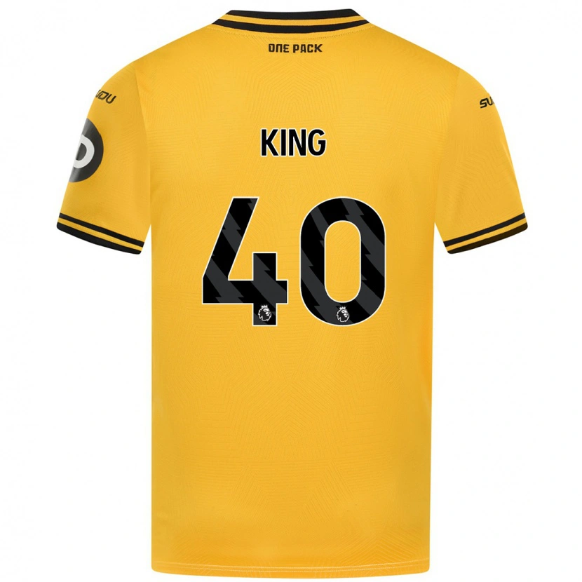 Danxen Dames Tom King #40 Geel Thuisshirt Thuistenue 2024/25 T-Shirt