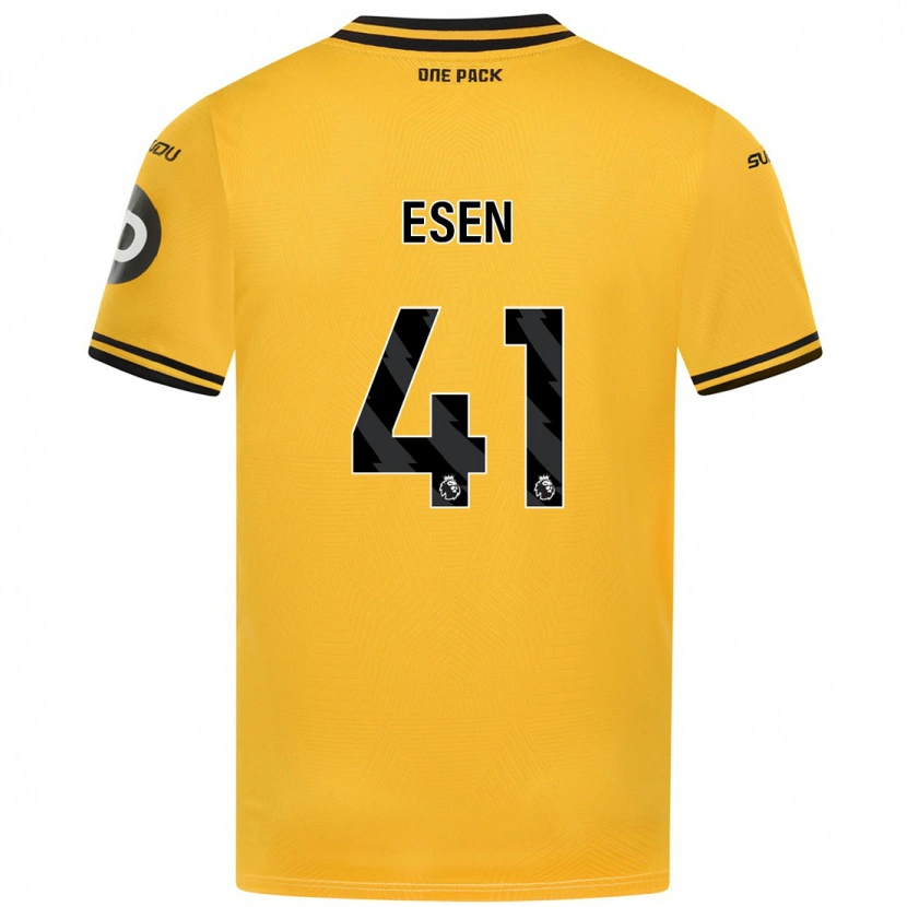 Danxen Dames Josh Esen #41 Geel Thuisshirt Thuistenue 2024/25 T-Shirt