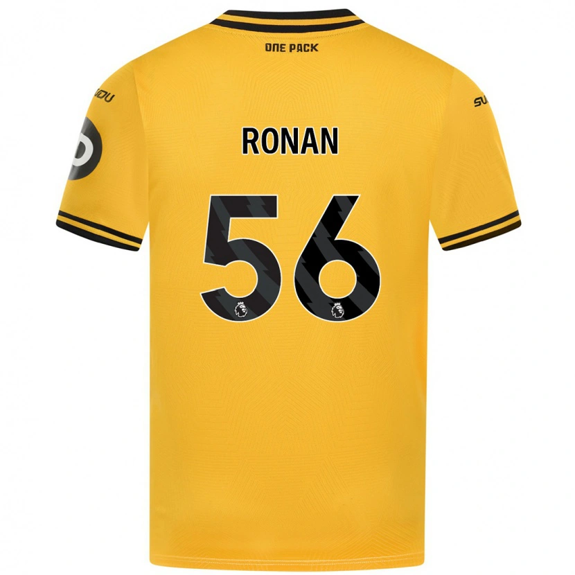 Danxen Dames Connor Ronan #56 Geel Thuisshirt Thuistenue 2024/25 T-Shirt