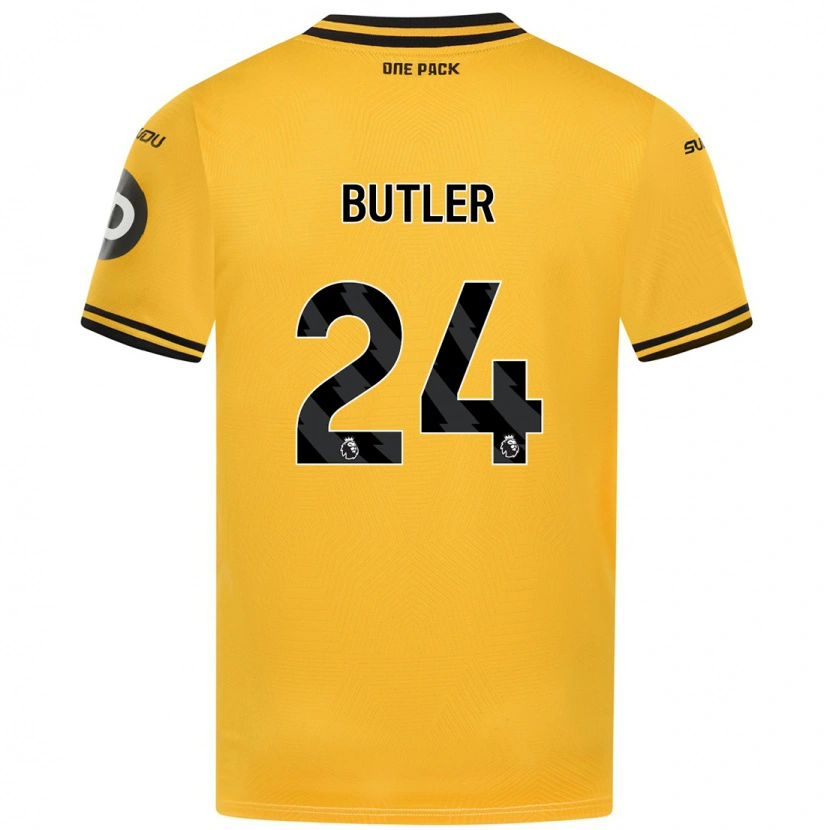 Danxen Dames Elli Butler #24 Geel Thuisshirt Thuistenue 2024/25 T-Shirt