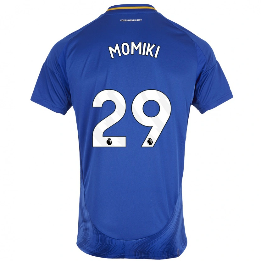 Danxen Dames Yuka Momiki #29 Blauw Wit Thuisshirt Thuistenue 2024/25 T-Shirt