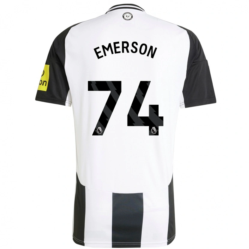 Danxen Dames Johnny Emerson #74 Wit Zwart Thuisshirt Thuistenue 2024/25 T-Shirt
