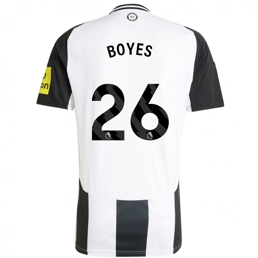 Danxen Dames Grace Boyes #26 Wit Zwart Thuisshirt Thuistenue 2024/25 T-Shirt