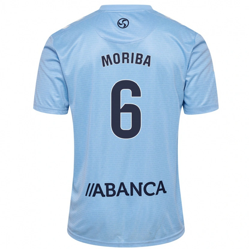 Danxen Dames Ilaix Moriba #6 Hemelsblauw Thuisshirt Thuistenue 2024/25 T-Shirt