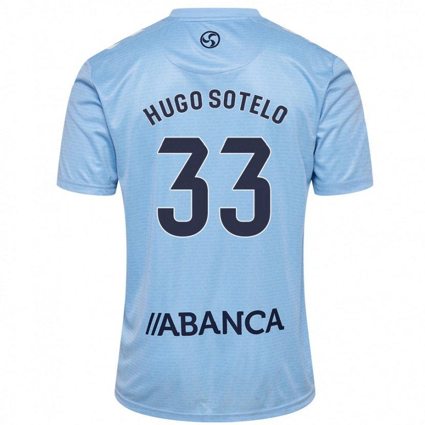 Danxen Dames Hugo Sotelo #33 Hemelsblauw Thuisshirt Thuistenue 2024/25 T-Shirt