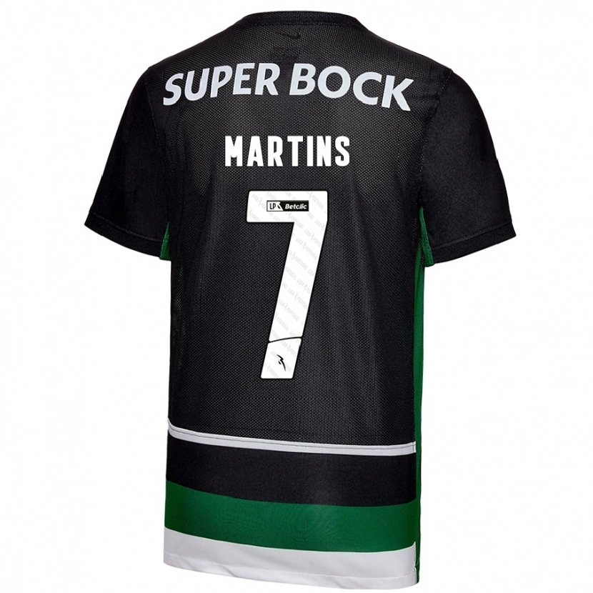 Danxen Dames Joana Martins #7 Zwart Wit Groen Thuisshirt Thuistenue 2024/25 T-Shirt
