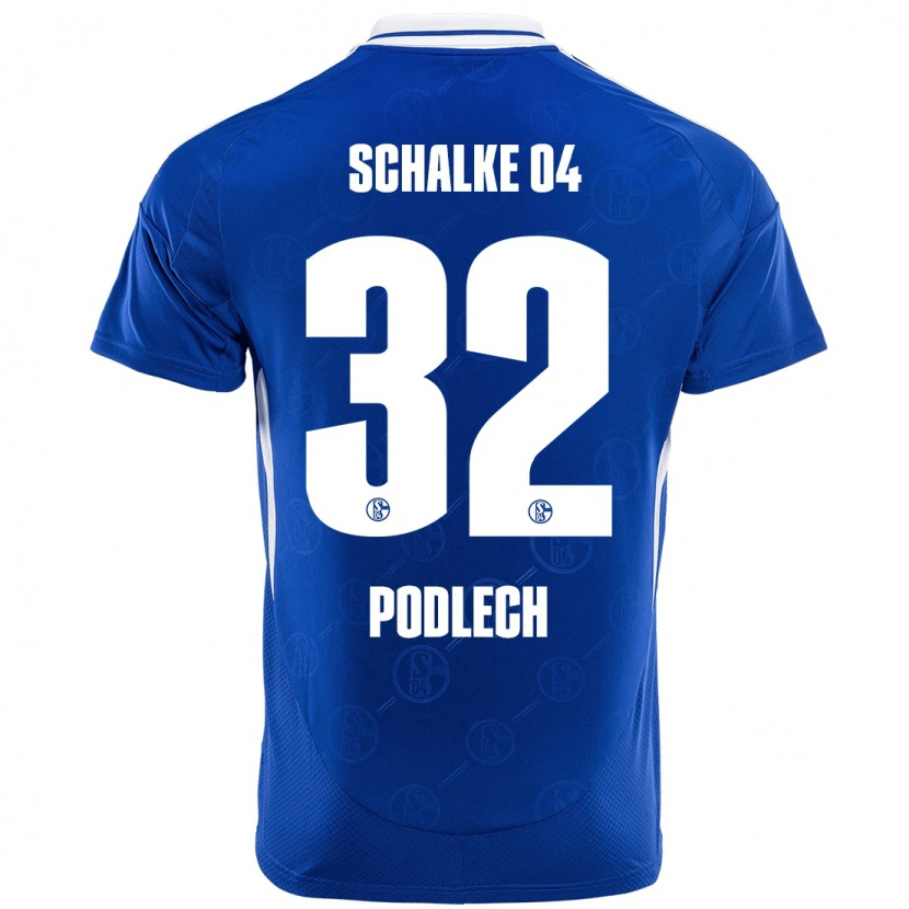 Danxen Dames Luca Podlech #32 Koningsblauw Thuisshirt Thuistenue 2024/25 T-Shirt