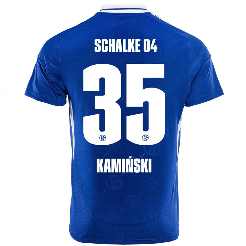 Danxen Dames Marcin Kaminski #35 Koningsblauw Thuisshirt Thuistenue 2024/25 T-Shirt