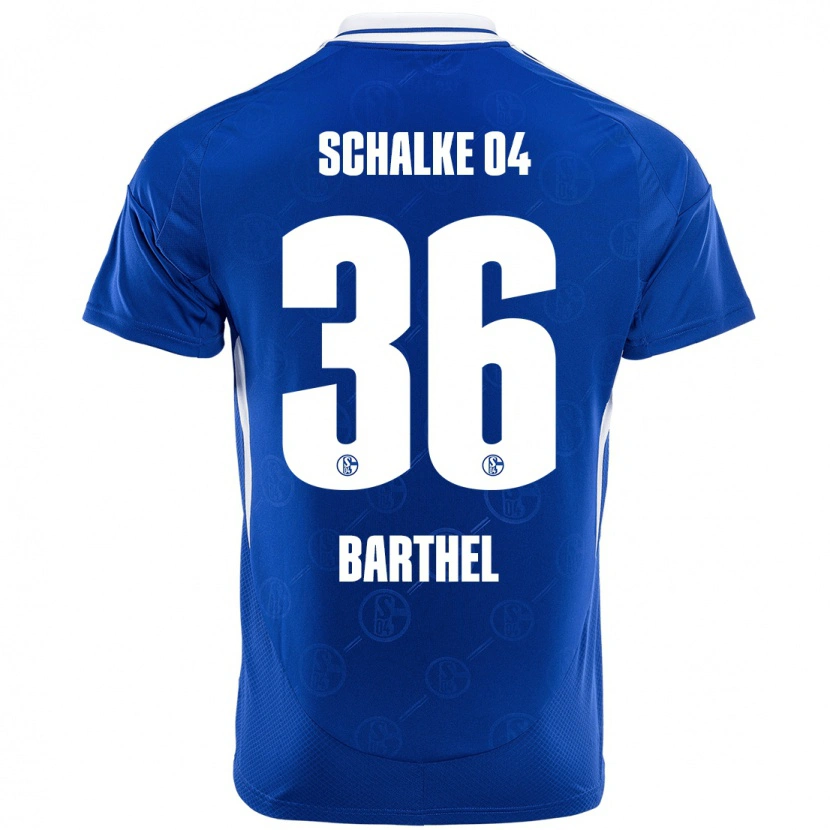 Danxen Dames Niklas Barthel #36 Koningsblauw Thuisshirt Thuistenue 2024/25 T-Shirt