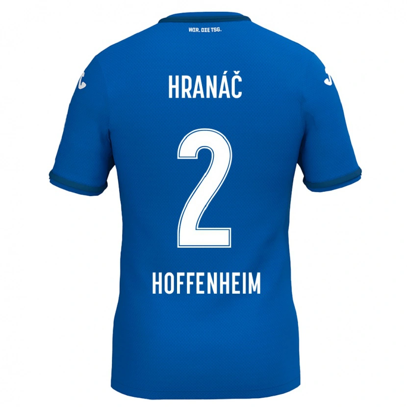 Danxen Dames Robin Hranac #2 Koningsblauw Thuisshirt Thuistenue 2024/25 T-Shirt