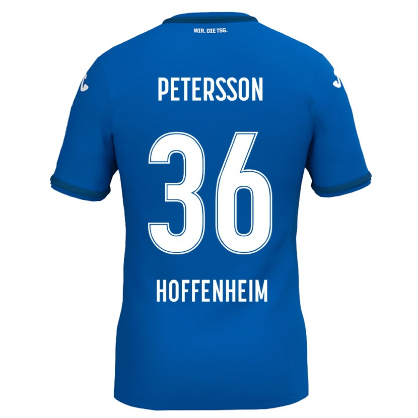 Danxen Dames Lúkas Petersson #36 Koningsblauw Thuisshirt Thuistenue 2024/25 T-Shirt