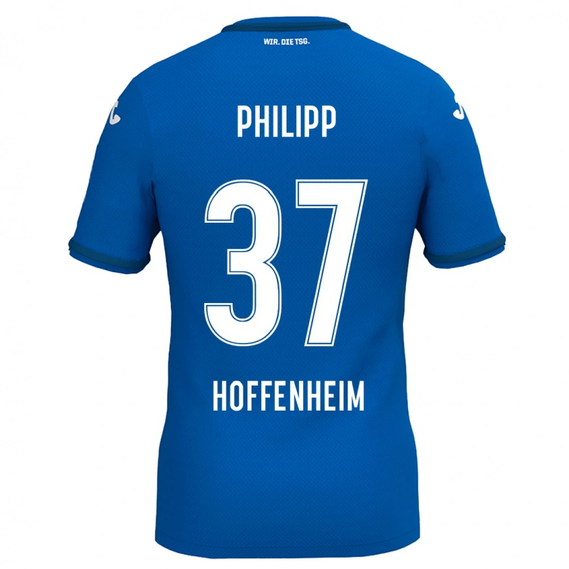 Danxen Dames Luca Philipp #37 Koningsblauw Thuisshirt Thuistenue 2024/25 T-Shirt