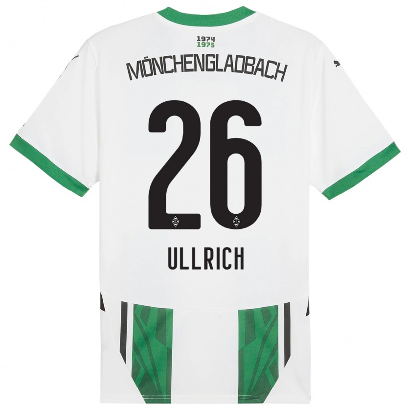 Danxen Dames Lukas Ullrich #26 Wit Groen Thuisshirt Thuistenue 2024/25 T-Shirt
