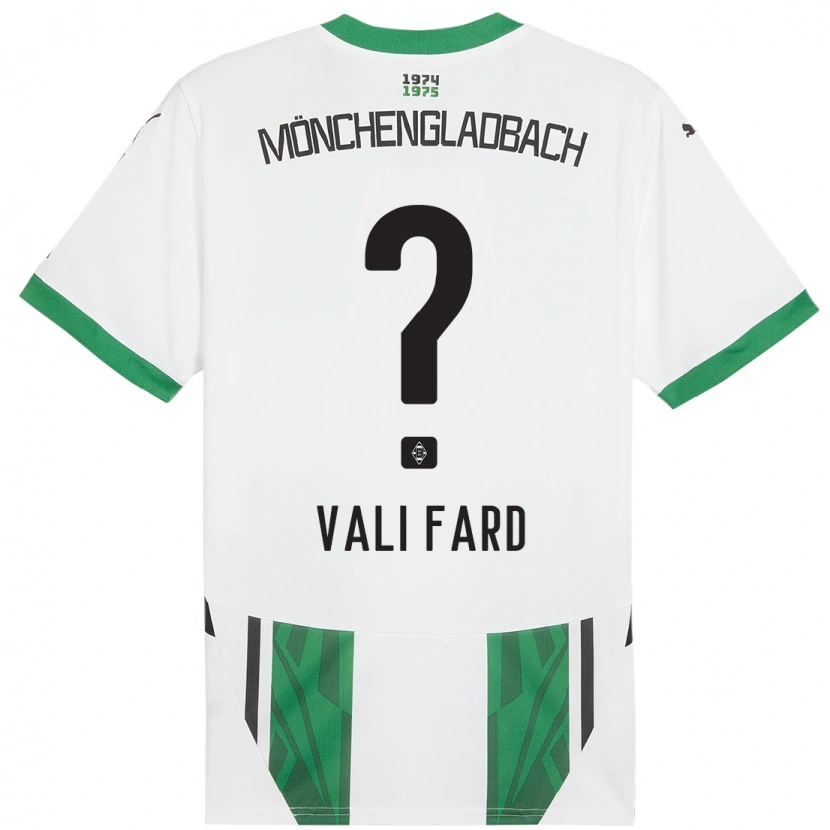 Danxen Dames Elias Vali Fard #0 Wit Groen Thuisshirt Thuistenue 2024/25 T-Shirt