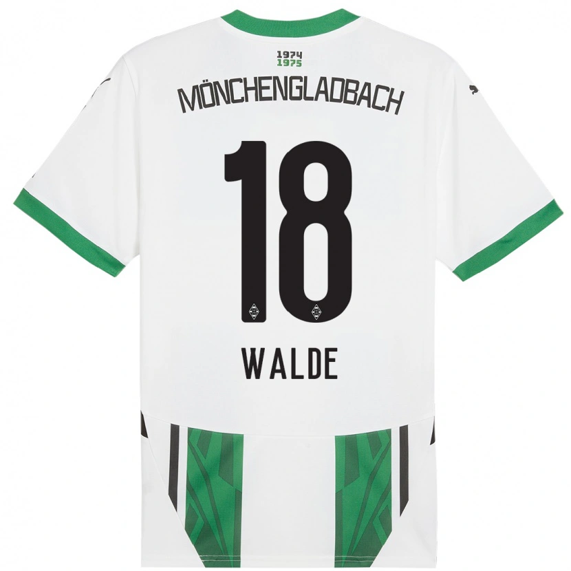 Danxen Dames Simon Walde #18 Wit Groen Thuisshirt Thuistenue 2024/25 T-Shirt