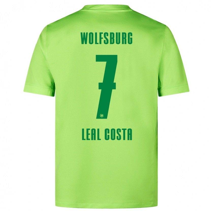Danxen Dames David Leal Costa #7 Fluorescerend Groen Thuisshirt Thuistenue 2024/25 T-Shirt