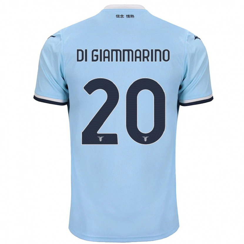 Danxen Dames Virginia Di Giammarino #20 Blauw Thuisshirt Thuistenue 2024/25 T-Shirt