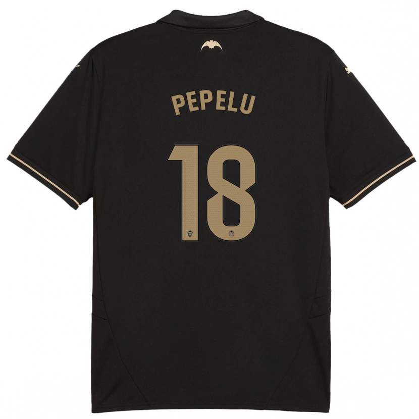 Danxen Dames Pepelu #18 Zwart Uitshirt Uittenue 2024/25 T-Shirt