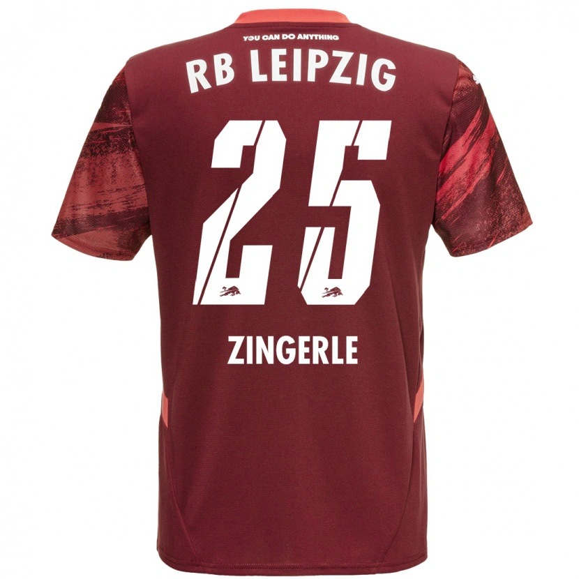 Danxen Dames Leopold Zingerle #25 Bordeauxrood Uitshirt Uittenue 2024/25 T-Shirt