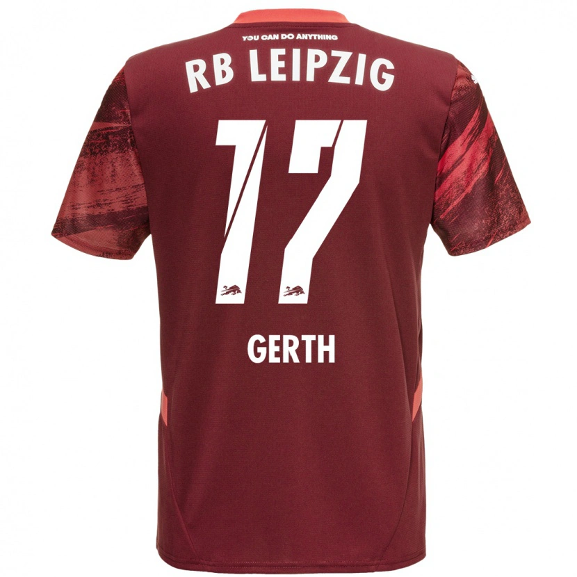 Danxen Dames Amos Gerth #17 Bordeauxrood Uitshirt Uittenue 2024/25 T-Shirt