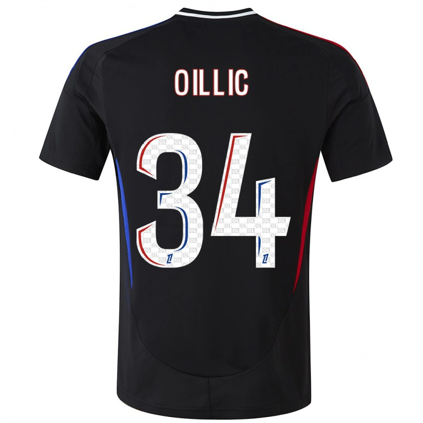 Danxen Dames Laureen Oillic #34 Zwart Uitshirt Uittenue 2024/25 T-Shirt