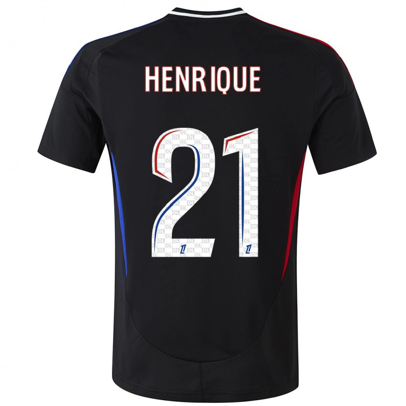 Danxen Dames Henrique Silva #21 Zwart Uitshirt Uittenue 2024/25 T-Shirt