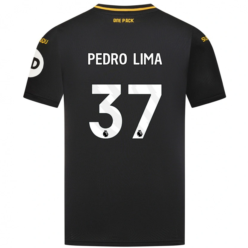 Danxen Dames Pedro Lima #37 Zwart Uitshirt Uittenue 2024/25 T-Shirt