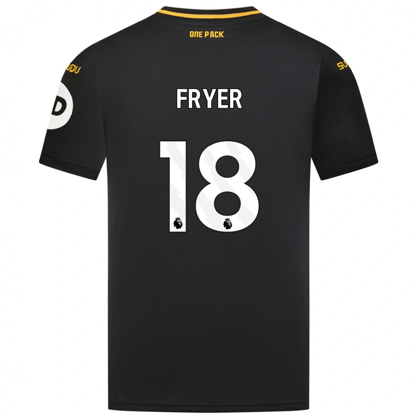 Danxen Dames Hannah Fryer #18 Zwart Uitshirt Uittenue 2024/25 T-Shirt