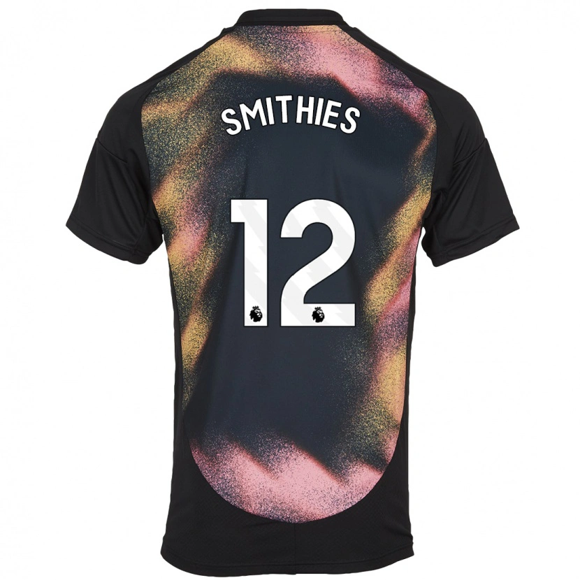 Danxen Dames Alex Smithies #12 Zwart Wit Uitshirt Uittenue 2024/25 T-Shirt