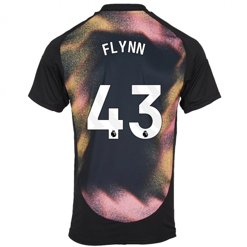 Danxen Dames Shane Flynn #43 Zwart Wit Uitshirt Uittenue 2024/25 T-Shirt