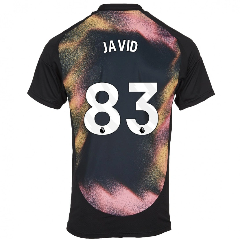 Danxen Dames Abdullah Javid #83 Zwart Wit Uitshirt Uittenue 2024/25 T-Shirt
