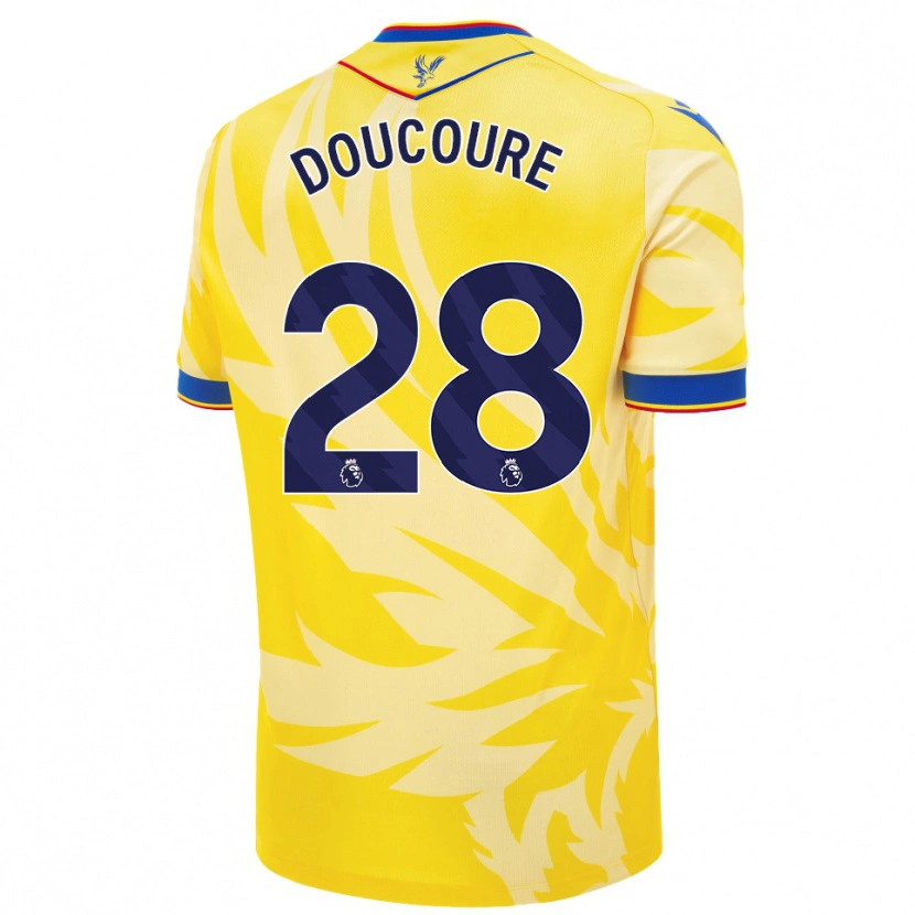 Danxen Dames Cheick Doucouré #28 Geel Uitshirt Uittenue 2024/25 T-Shirt