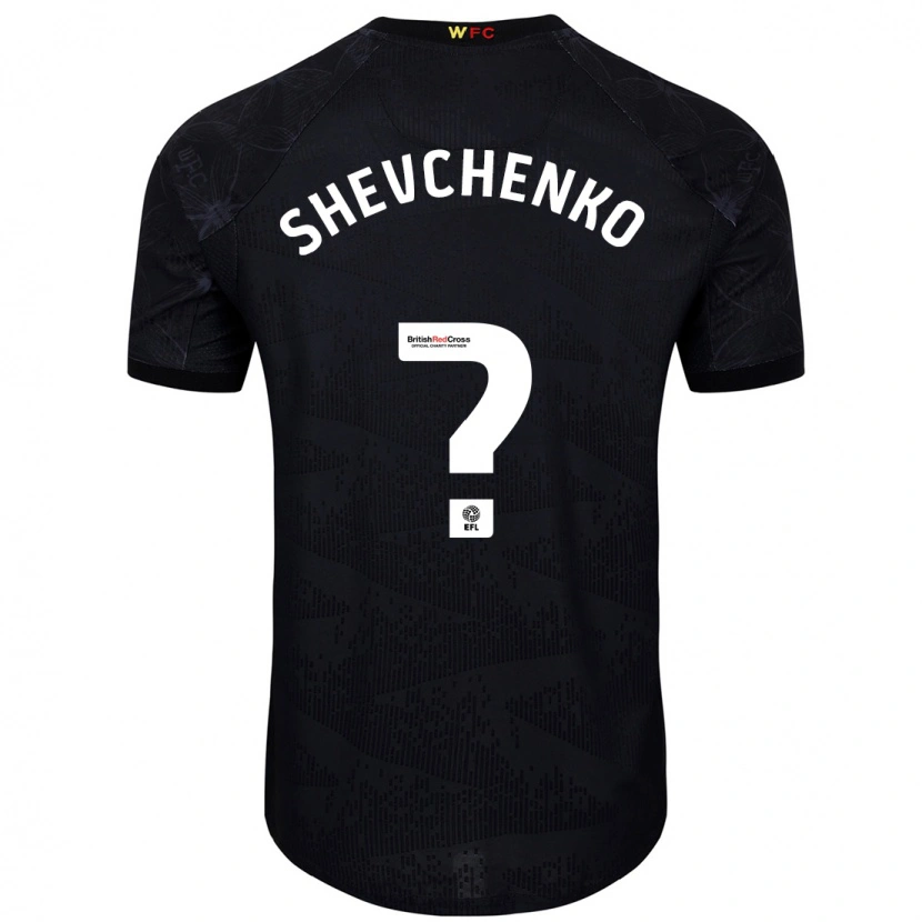 Danxen Dames Kristian Shevchenko #0 Zwart Wit Uitshirt Uittenue 2024/25 T-Shirt