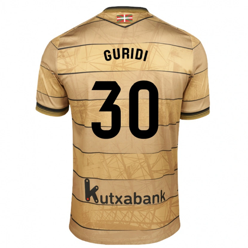 Danxen Dames Elene Guridi Mesonero #30 Bruin Uitshirt Uittenue 2024/25 T-Shirt