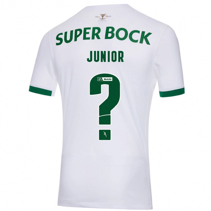 Danxen Dames Marlon Junior #0 Wit Groen Uitshirt Uittenue 2024/25 T-Shirt