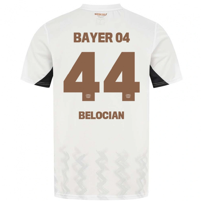 Danxen Dames Jeanuël Belocian #44 Wit Zwart Uitshirt Uittenue 2024/25 T-Shirt
