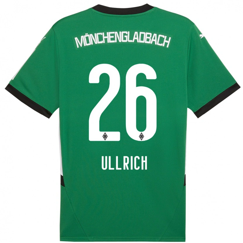 Danxen Dames Lukas Ullrich #26 Groen Wit Uitshirt Uittenue 2024/25 T-Shirt