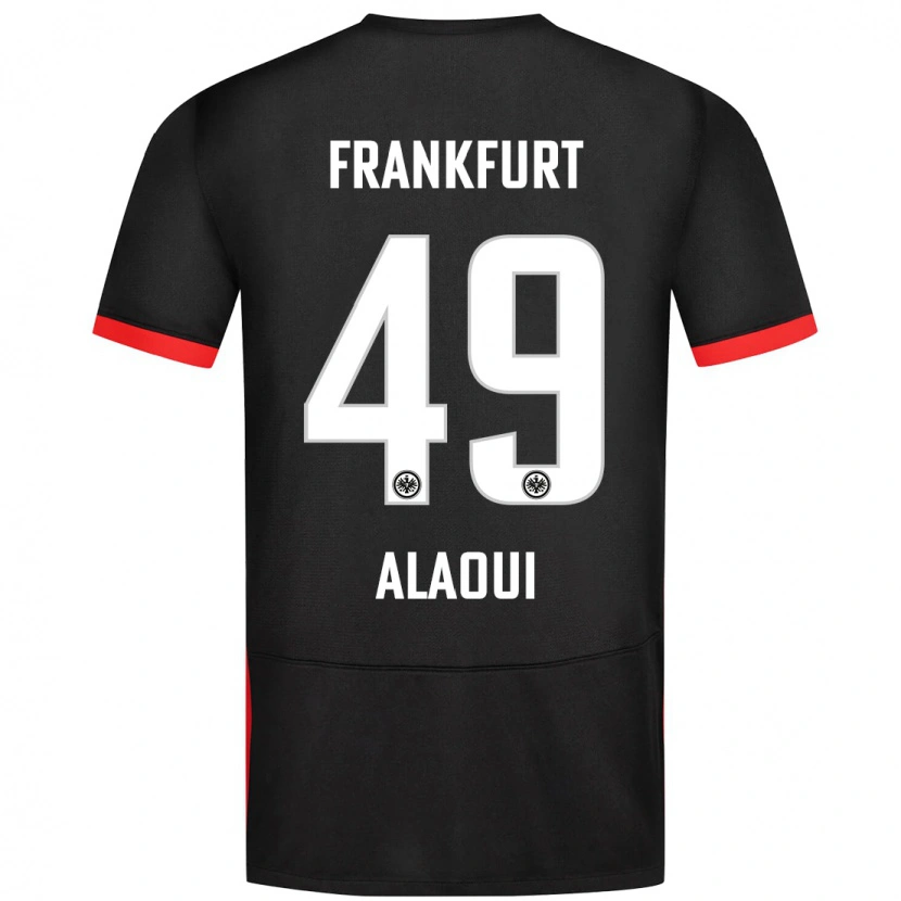 Danxen Dames Anas Alaoui #49 Zwart Uitshirt Uittenue 2024/25 T-Shirt