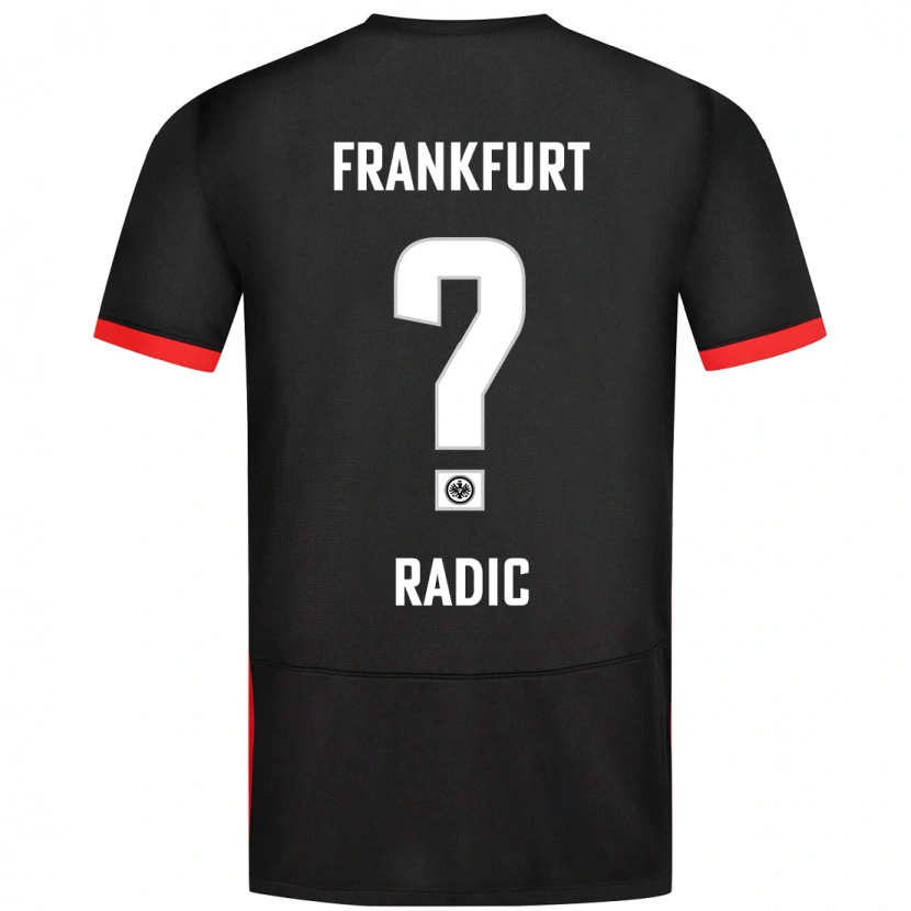 Danxen Dames Luka Radic #0 Zwart Uitshirt Uittenue 2024/25 T-Shirt