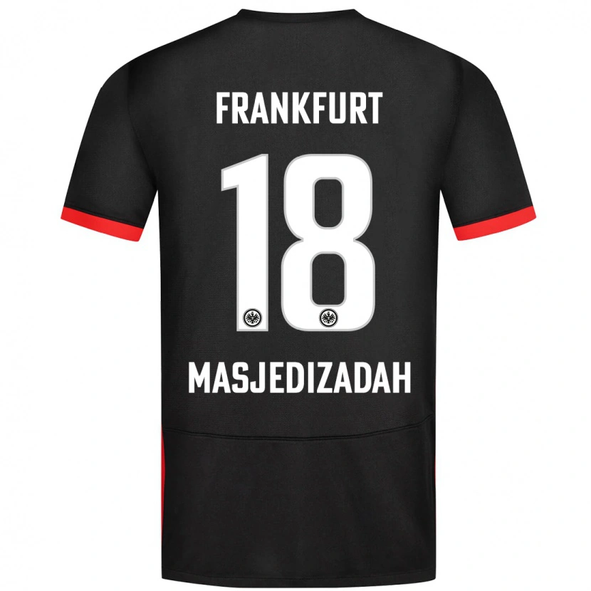 Danxen Dames Abolfazl Masjedizadah #18 Zwart Uitshirt Uittenue 2024/25 T-Shirt