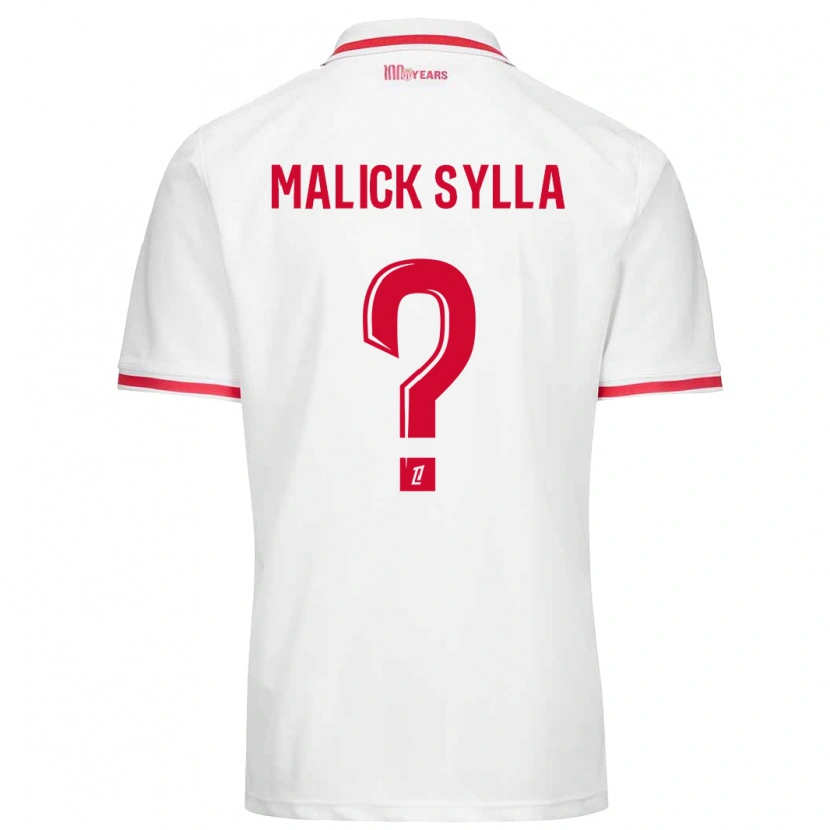 Danxen Kinderen Malick Sylla #0 Wit Rood Thuisshirt Thuistenue 2024/25 T-Shirt