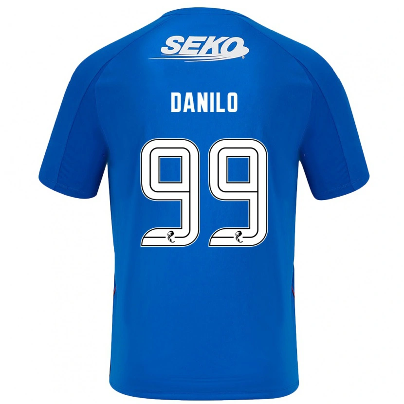 Danxen Kinderen Danilo #99 Donkerblauw Thuisshirt Thuistenue 2024/25 T-Shirt
