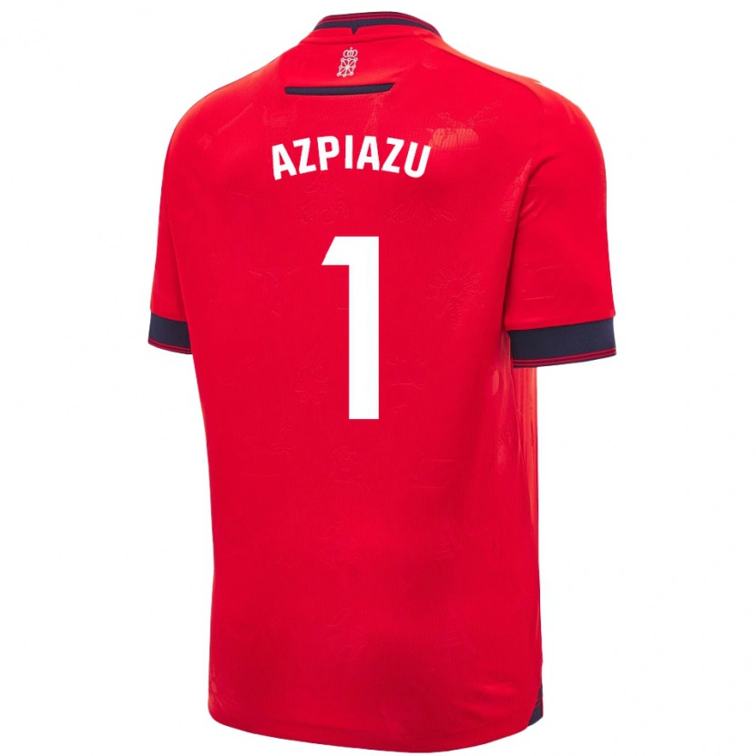 Danxen Kinderen Nahia Azpiazu Moreno #1 Rood Wit Thuisshirt Thuistenue 2024/25 T-Shirt