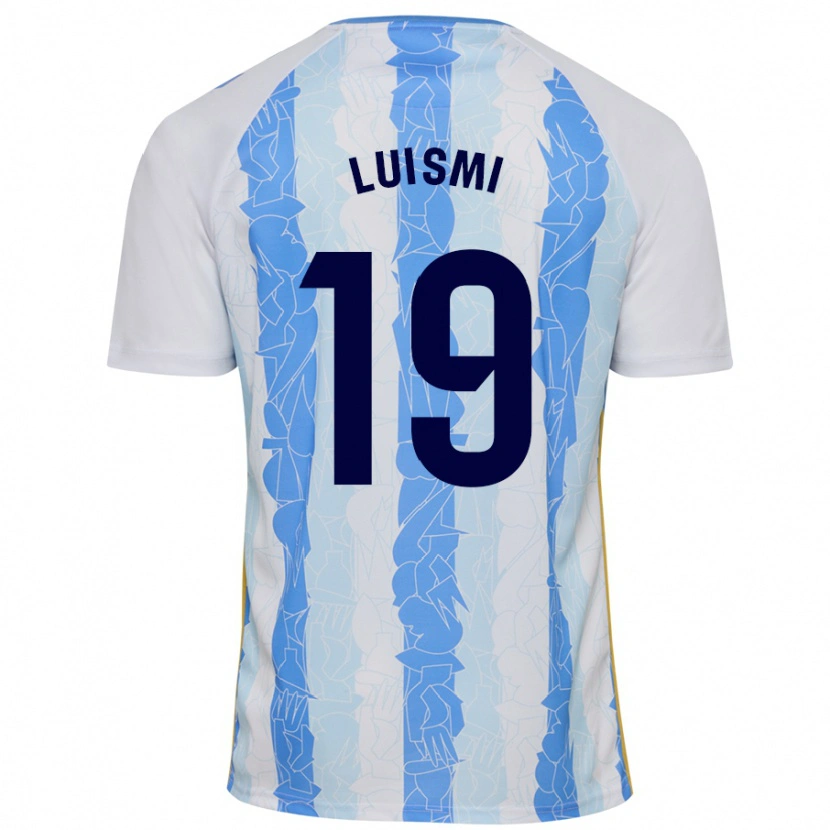 Danxen Kinderen Luismi Sánchez #19 Wit Blauw Thuisshirt Thuistenue 2024/25 T-Shirt