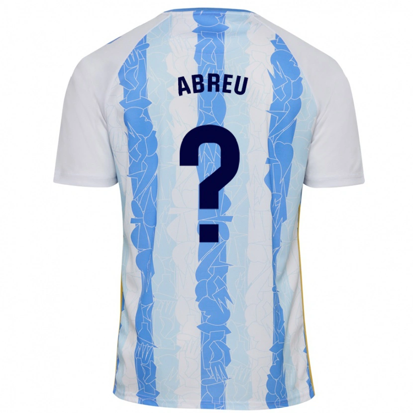 Danxen Kinderen Marco Abreu #0 Wit Blauw Thuisshirt Thuistenue 2024/25 T-Shirt