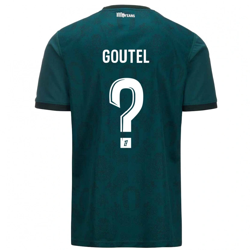 Danxen Kinderen Farid Goutel #0 Donkergroen Uitshirt Uittenue 2024/25 T-Shirt