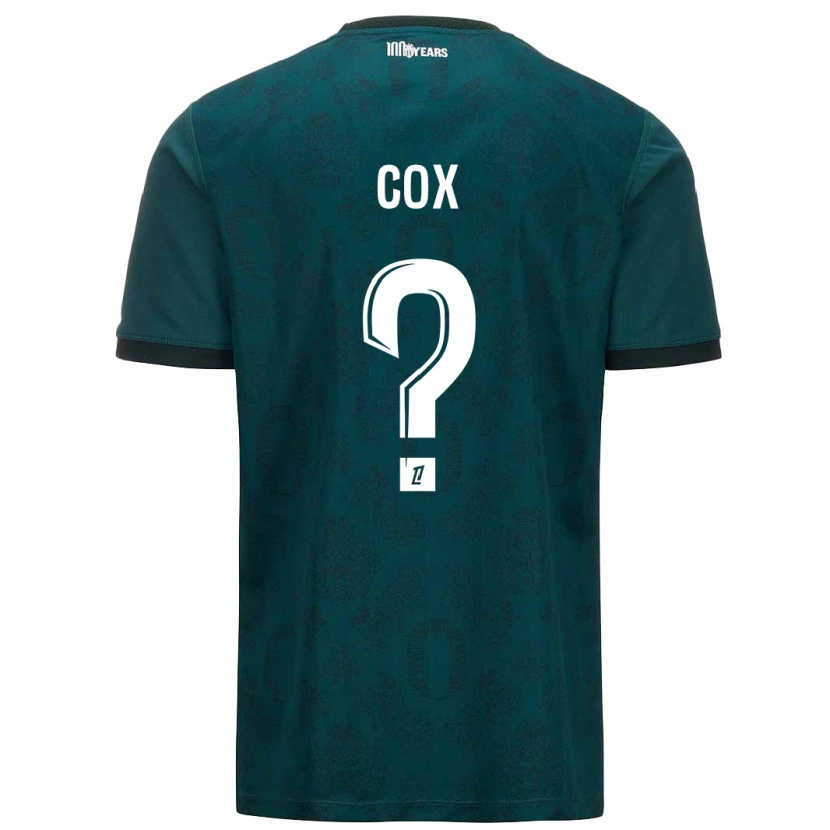 Danxen Kinderen Matthew Cox #0 Donkergroen Uitshirt Uittenue 2024/25 T-Shirt