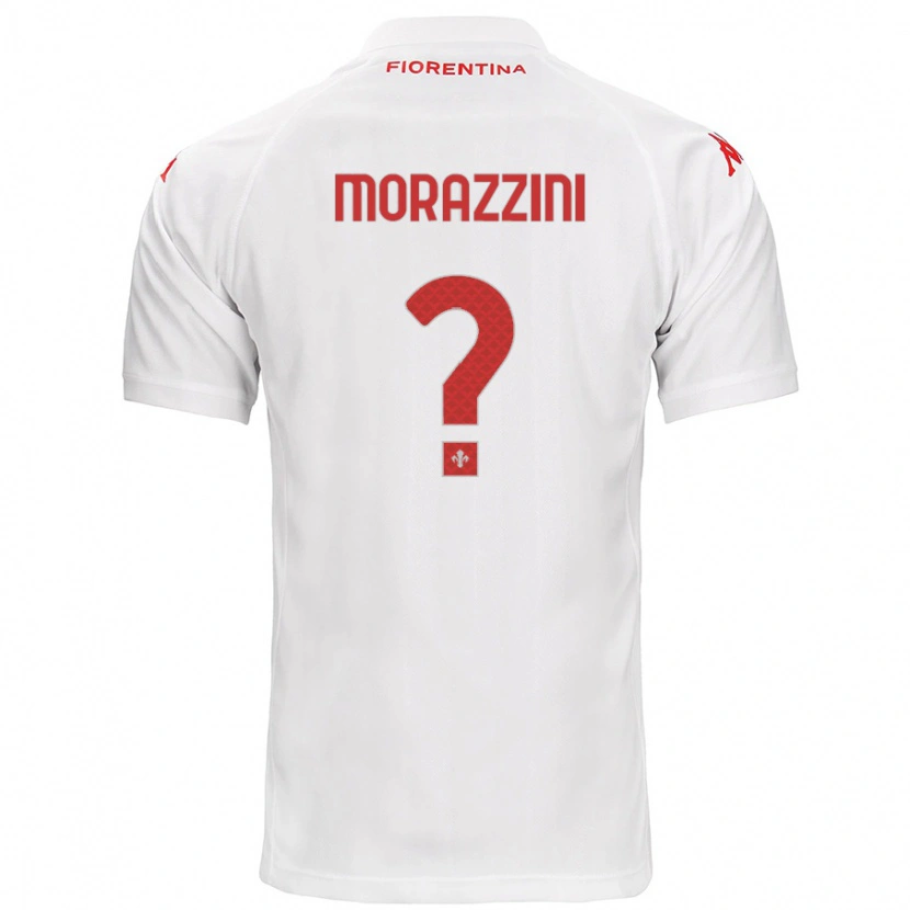Danxen Kinderen Luigi Morazzini #0 Wit Uitshirt Uittenue 2024/25 T-Shirt